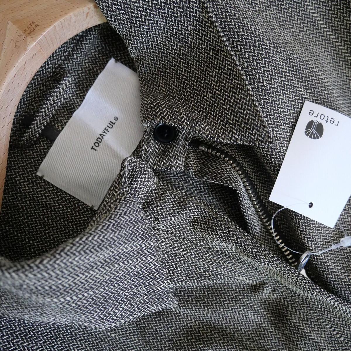 2021AW 未使用 / TODAYFUL / Herringbone Shirts Comb 2022特集 riさま 38 ヘリンボーンシャツコンビネゾン TODAYFUL 専用 オールインワン