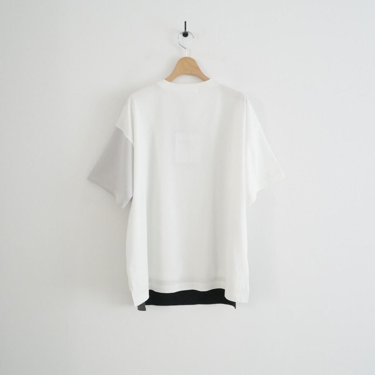 2021未使用 / ENFOLD / クラシック天竺 カッティング T/SHIRT / コレク 即納 クラシック天竺 Tシャツ カッティング Tシャツ/カットソー(半袖/袖なし)