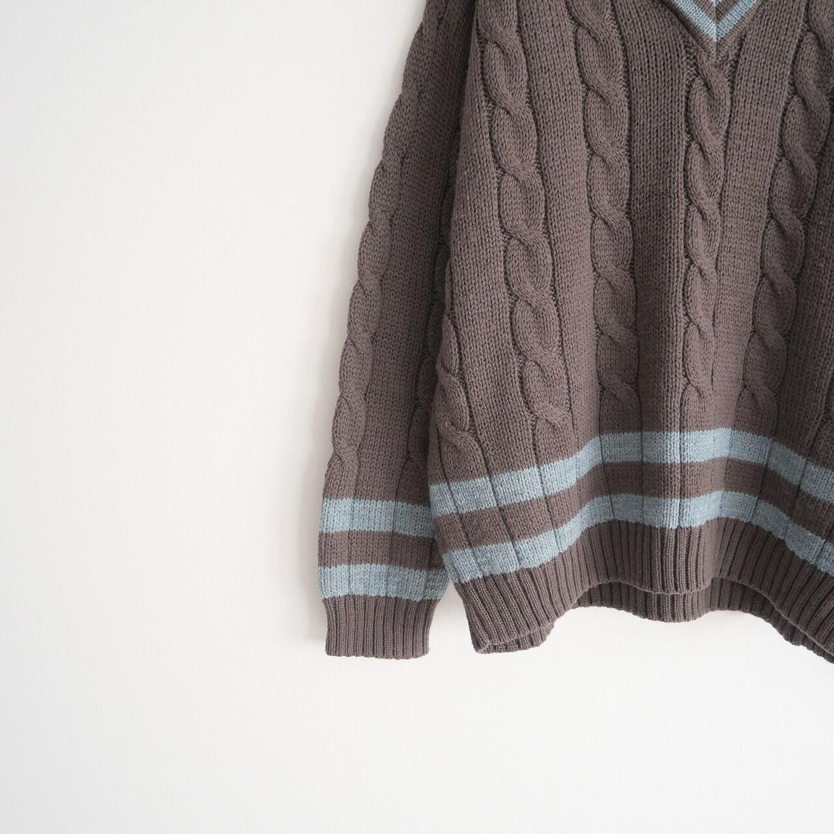 JOURNAL STANDARD relume - 【新品、タグ付き】Oldderby Knitwear、Vネックニットプルオーバー タグ付き【Oldderby Knitwear】Vネックニットプルオーバー