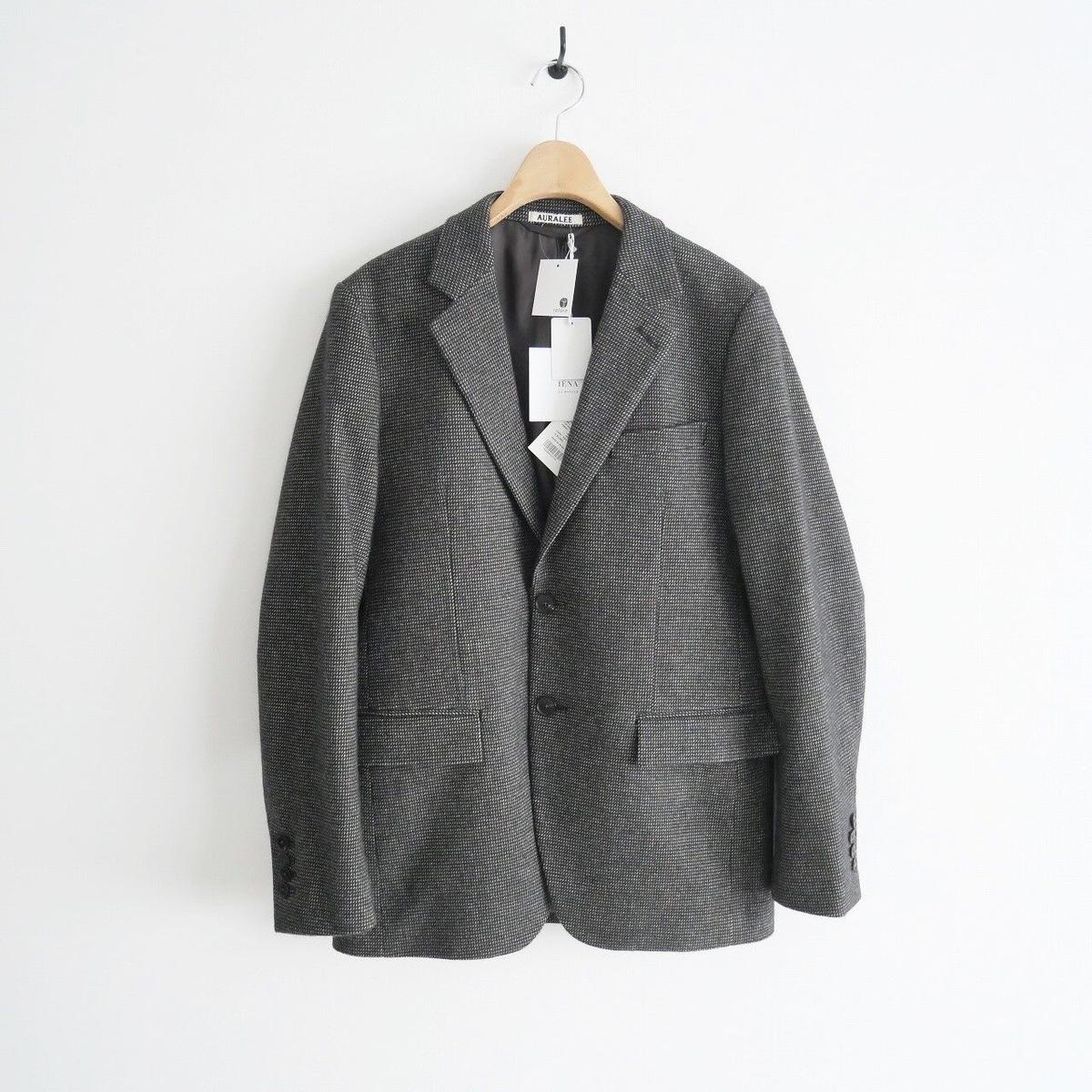 AURALEE 22AWオーガニックコットンカシミヤウールツイードス