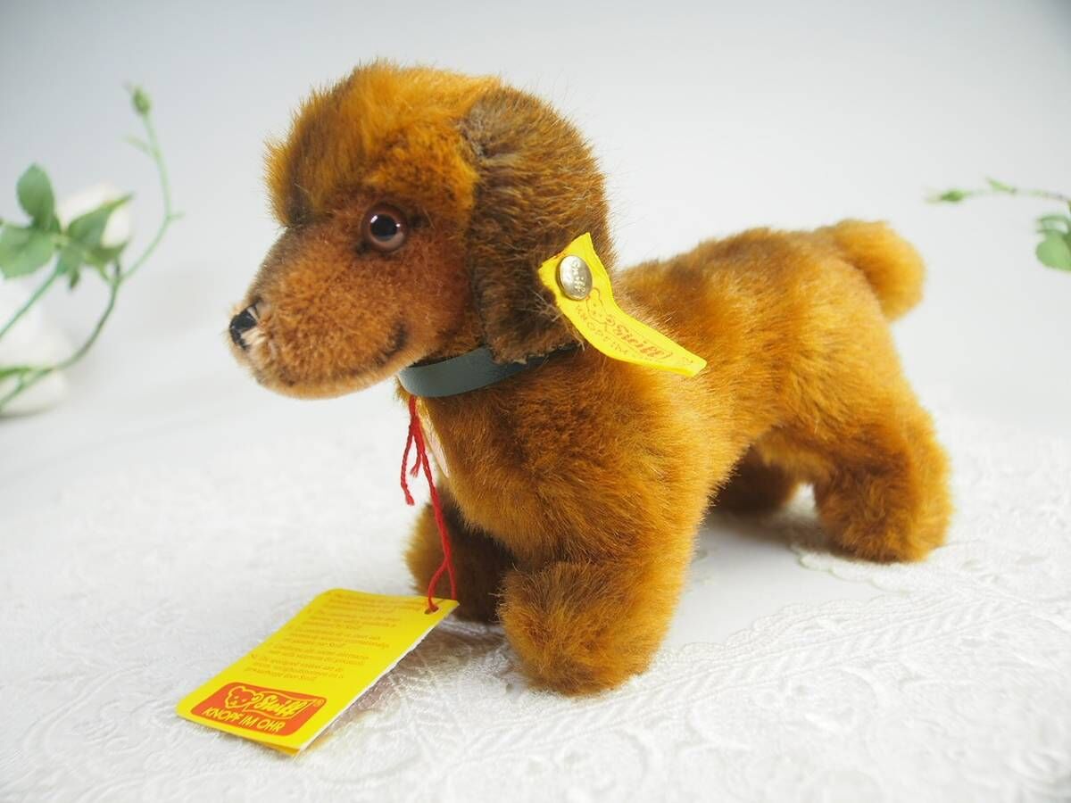 送料無料☆シュタイフ☆Hexie Dachshund 12cm オールID's完品