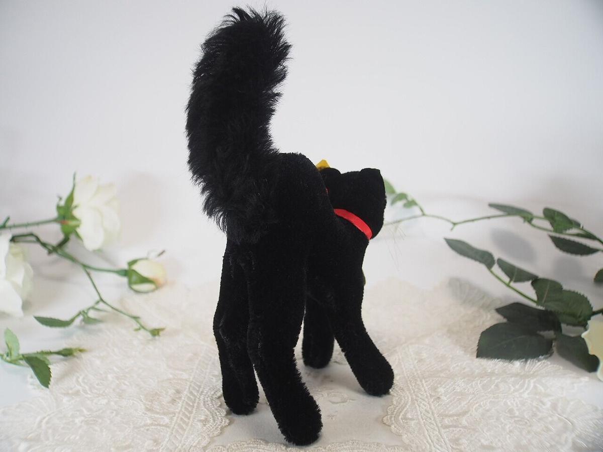 送料無料☆シュタイフ☆Black Tom Cat 14cm オールID's完品☆ブラック