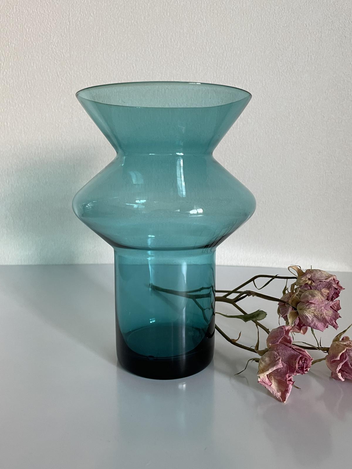 【本日迄出品】ヘレナティネルPALAパラ イエロー 花瓶　フィンランド北欧 ヘレナティネル / PALA パラ / イエロー 花瓶/フィンランド/北欧