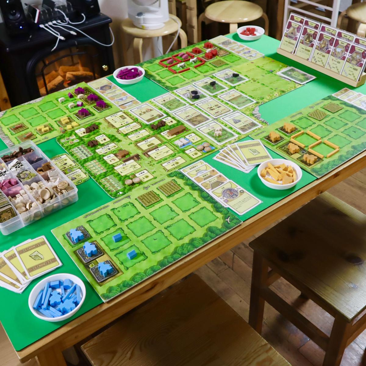 ボードゲーム専用プレイマット 緑 りば工房 ボードゲームグッズの通販専門店