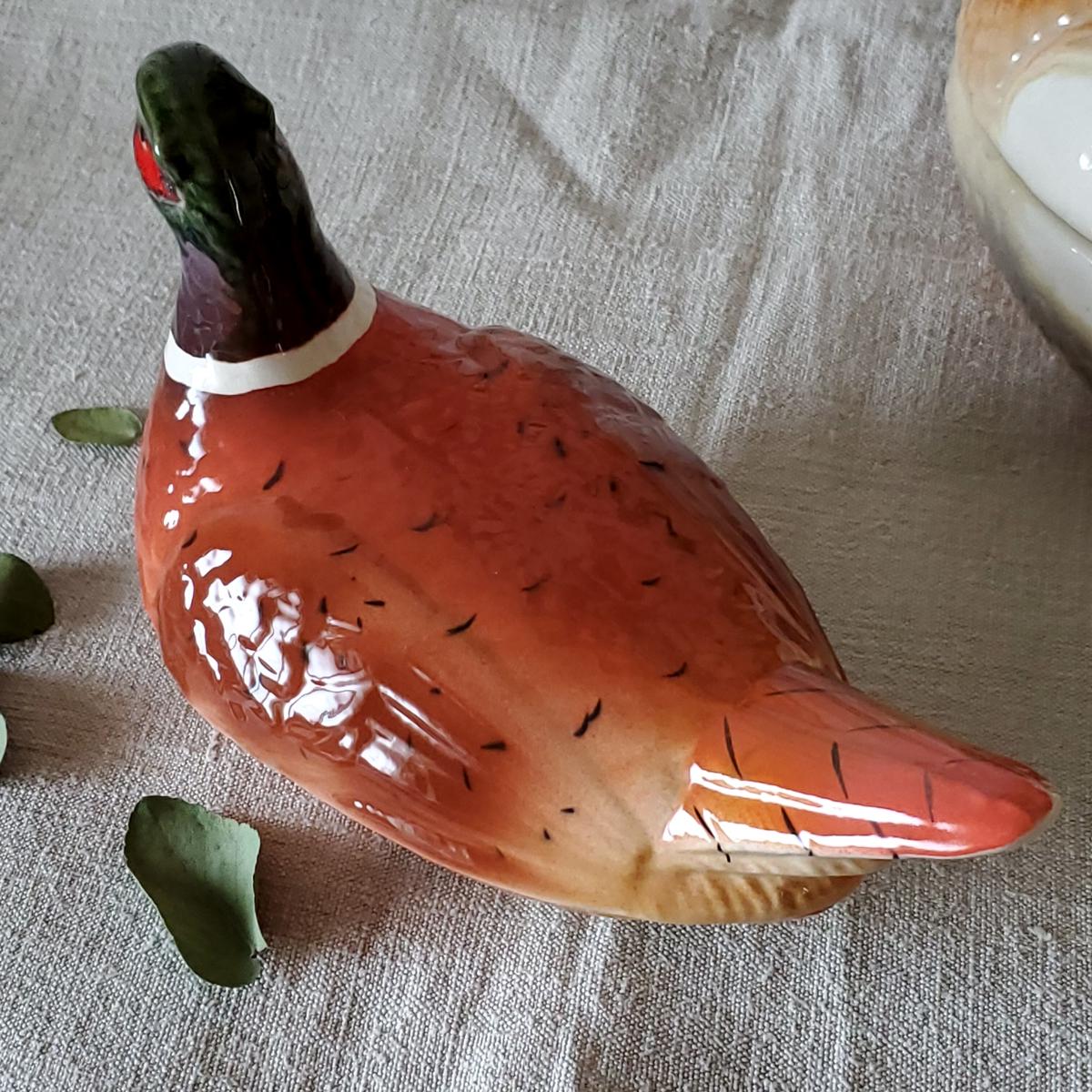 春の感謝セール♪フランス陶器☆うさぎ型テリーヌポット コーガン作 マジョリカ焼き 春の感謝セール♪フランス陶器☆うさぎ型テリーヌポット