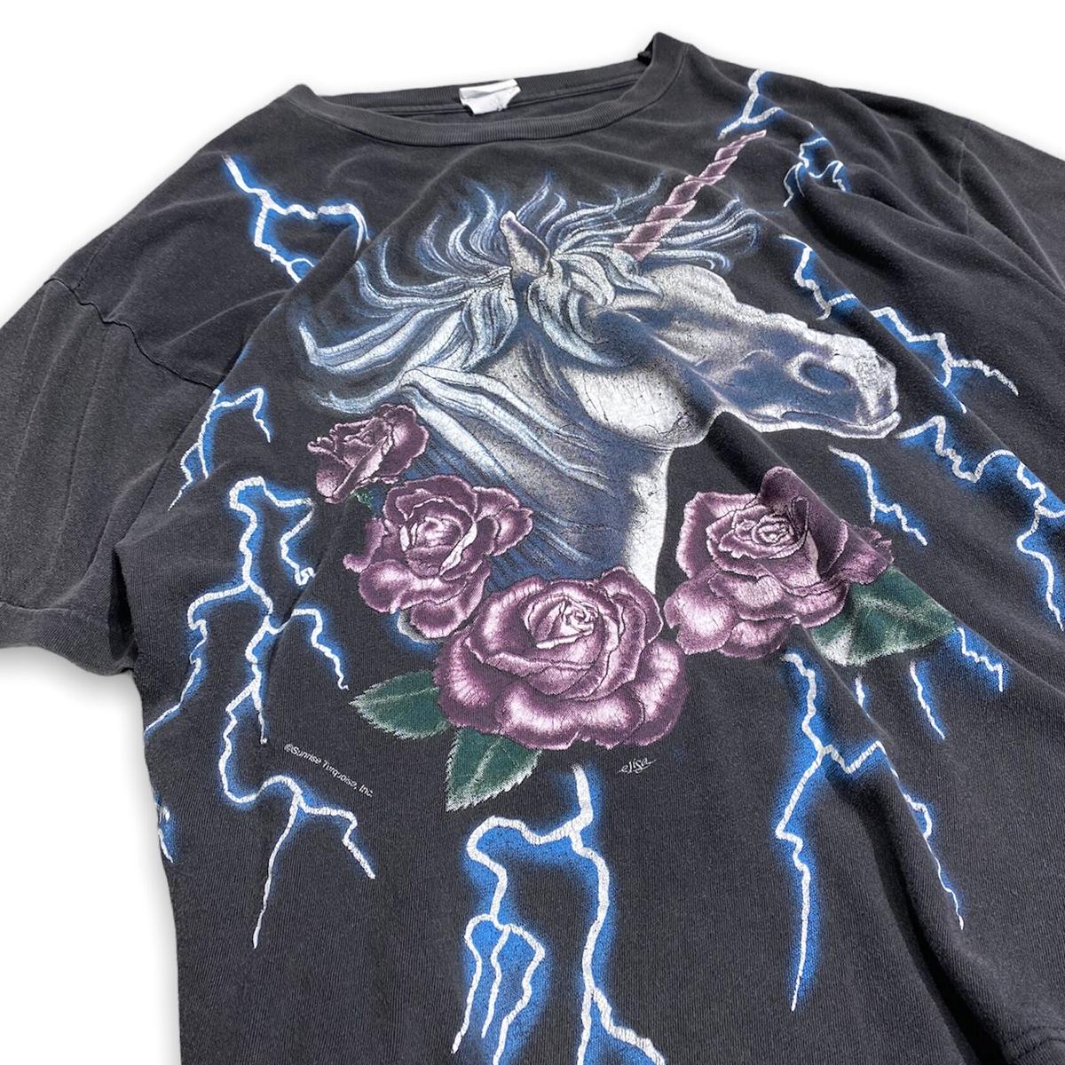 90's American Thunder / Unicorn / Faded T-shirt