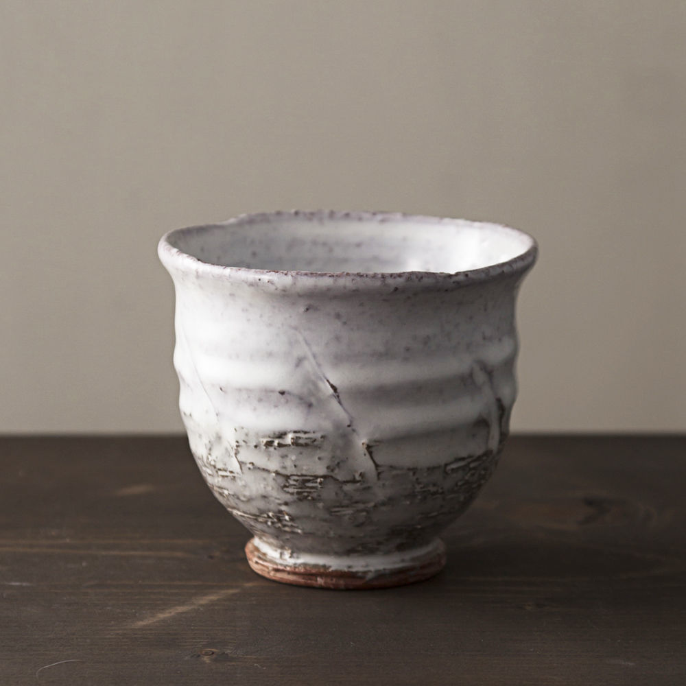 服部秀水 白萩 萩焼 花入 花入れ 花瓶 花器 茶道 茶道具 華道 服部秀水 白萩 萩焼 花入 花入れ 花瓶 花器 茶道 茶道具 華道