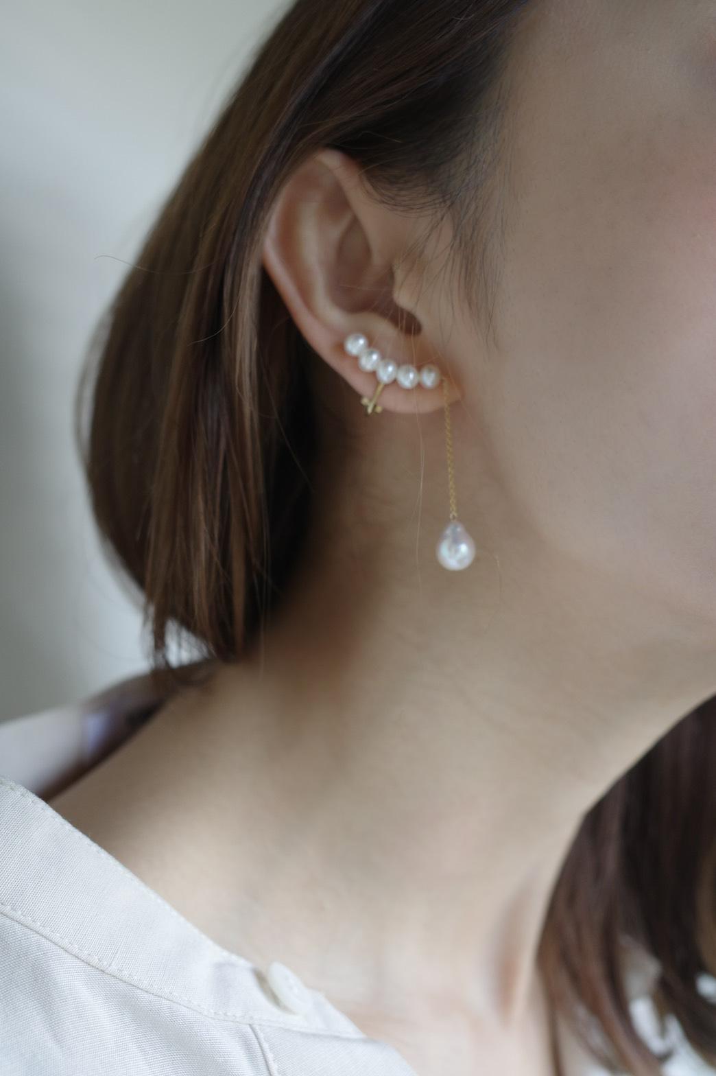 slide earring 〈single〉 ripsalis