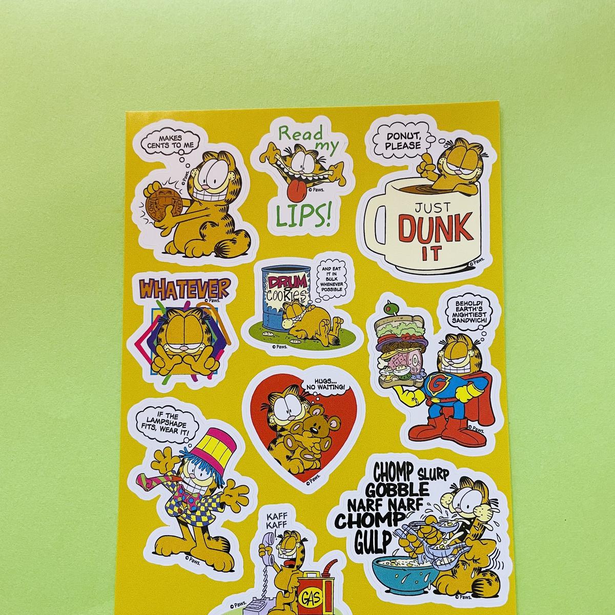 ガーフィールド シール Garfield Sticker Riri Market リー