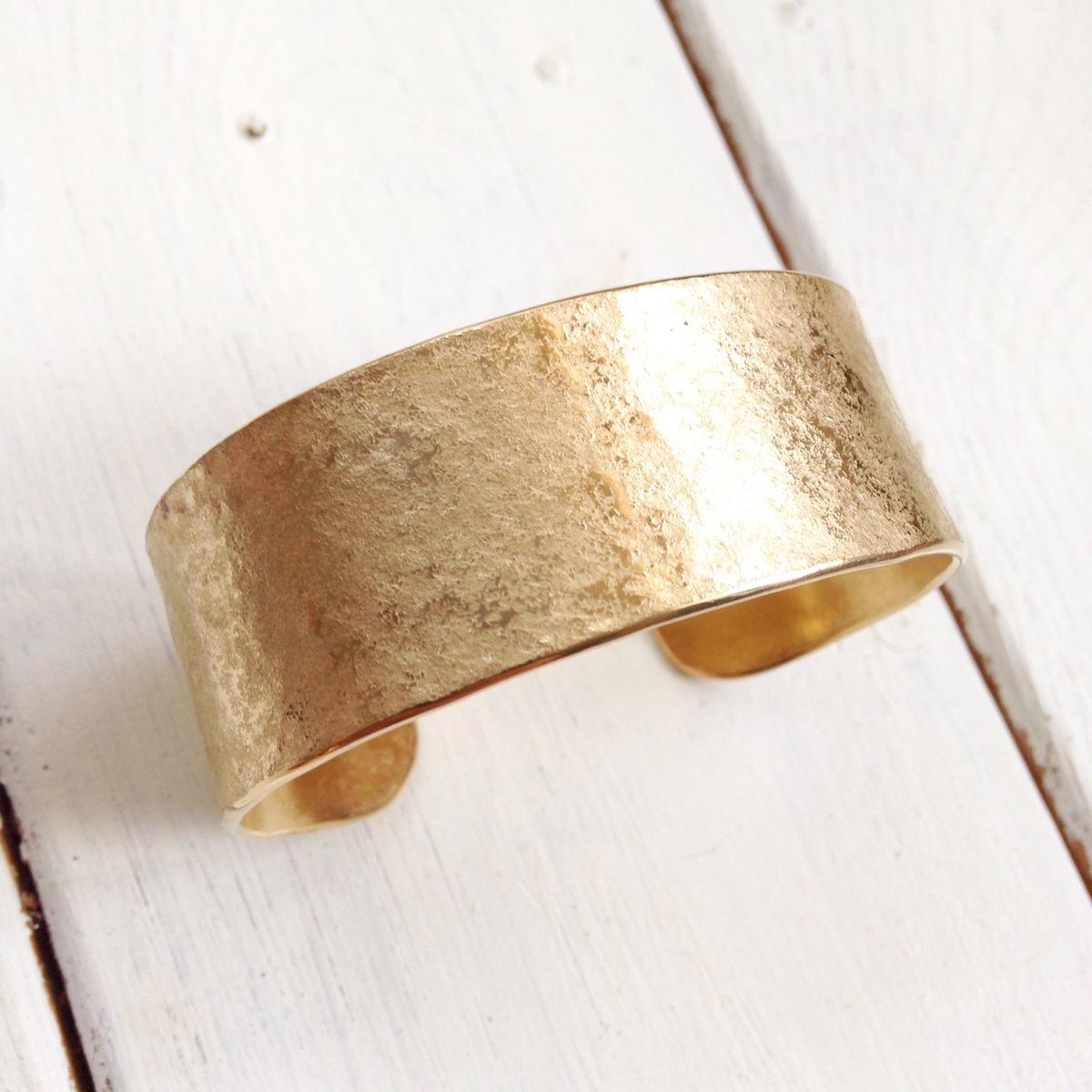 Brass Wide Bangle 02 Ritta