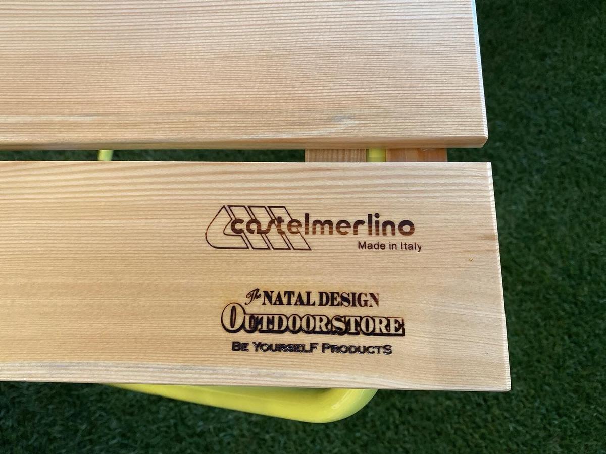 NATAL DESIGN × castelmerlinoBENCH120×30 NATAL DESIGN × castelmerlino ネイタルデザイン