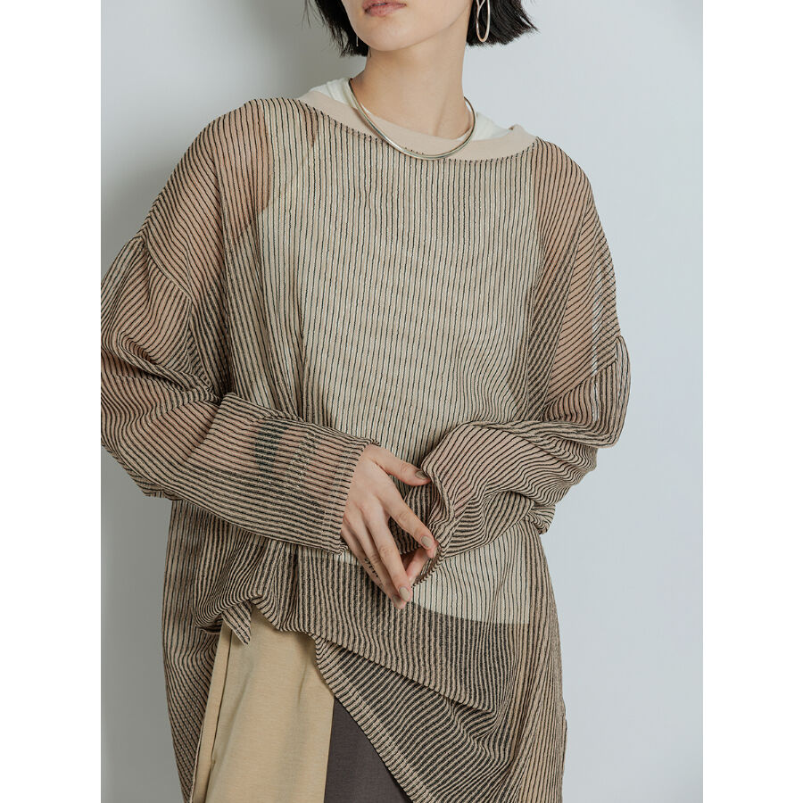 再販予約!【CHIGNON】シアーストライプPO | selectshop RJ