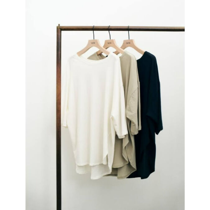 【 YENN 】TWIST HEM TEE
