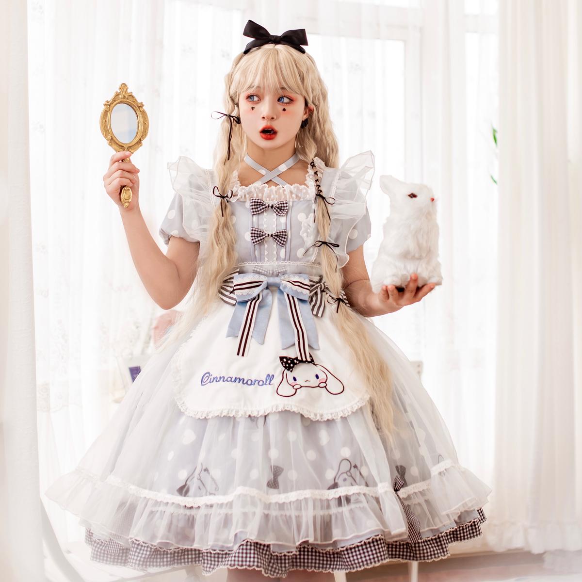 告白気球 水玉ワンピース セット シナモロールver Rococo S Closet