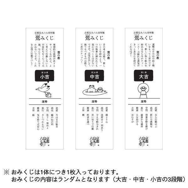 張り子 おみくじ付 かもめ 京都烏丸六七堂 張り子 おみくじ付 かもめ 京都烏丸六七堂