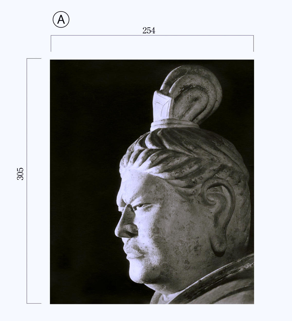 ボタニカル ミディアムベール 四天王 広目天 大和路 特大ポスター - その他