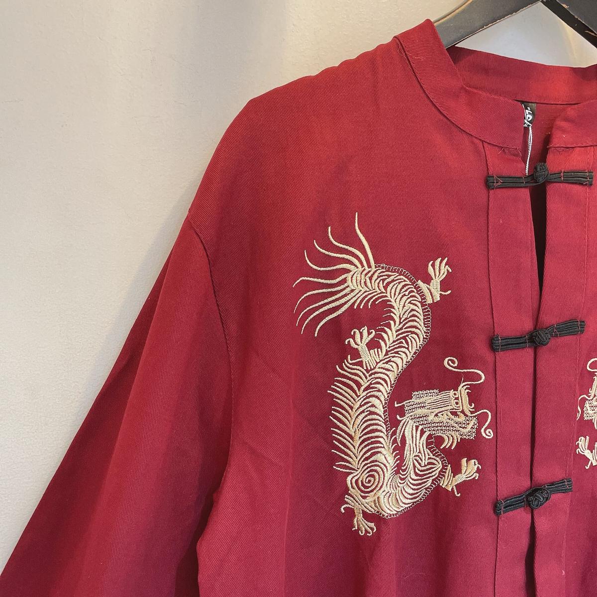 龍刺繍チャイナシャツ | Romantic Standard ロマンティック