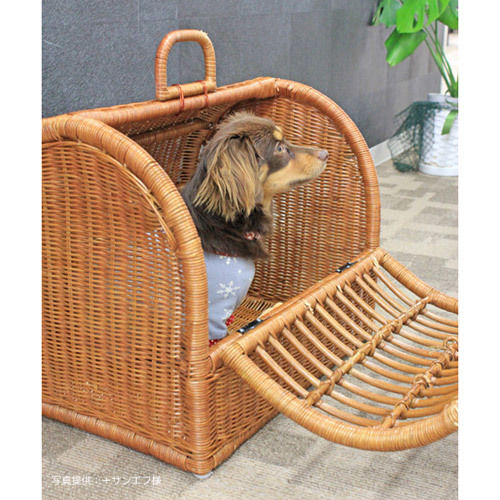 型番 1010（１０１０）籐（ラタン）ペットキャリー・小型犬