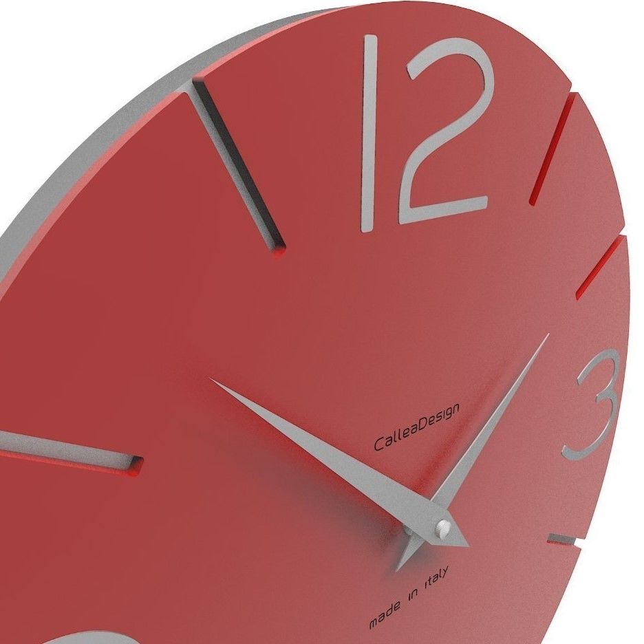 CALLEADESIGN◆White◆WANDUHR SMILE スマイル掛け時計 (ホワイト)◆トリエステ