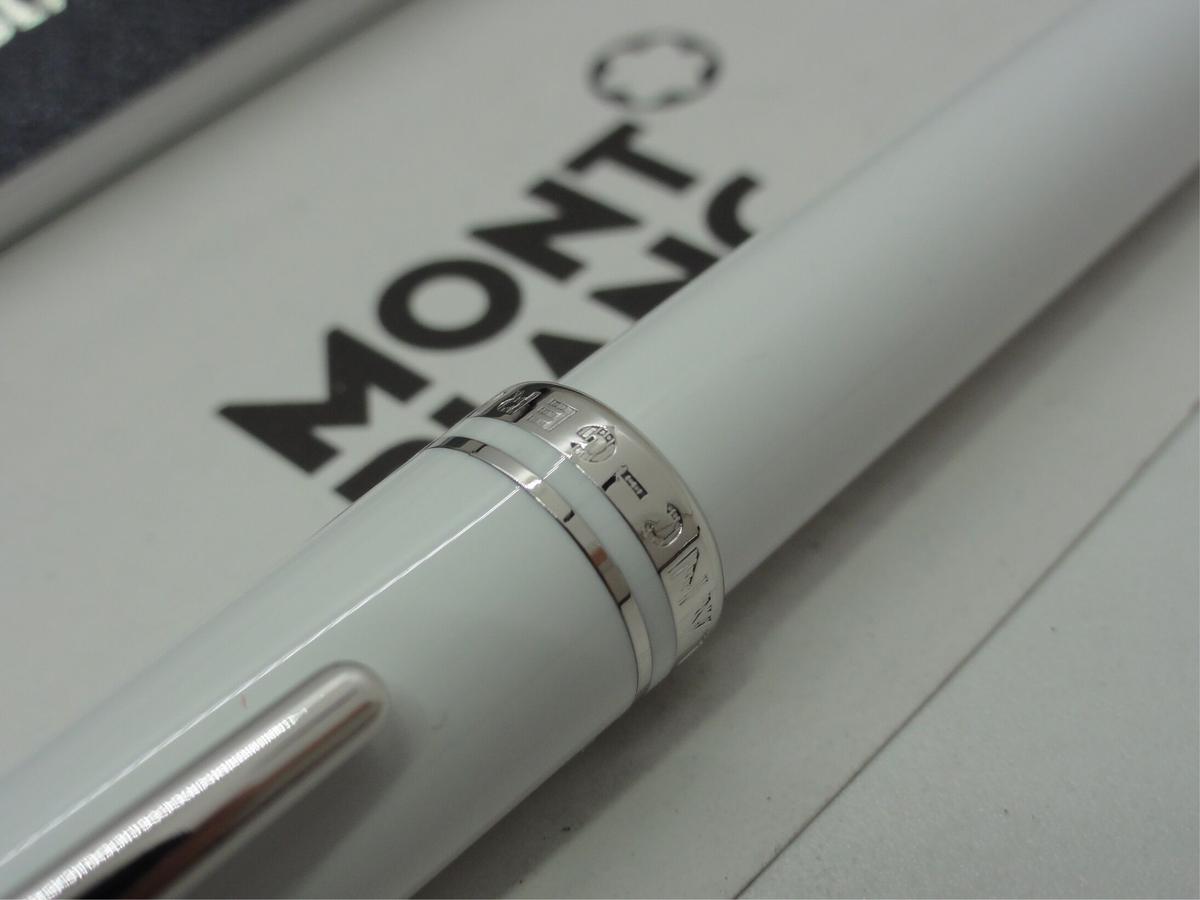 モンブラン ボールペン☆未使用の稀少な白軸ホワイト・オブリュージュ