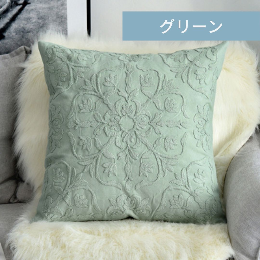 （未使用新品）デザイナーズギルド社製 植物模様 クッション・カバー セット DESIGNERS GUILD / デザイナーズギルドのクッション・クッション