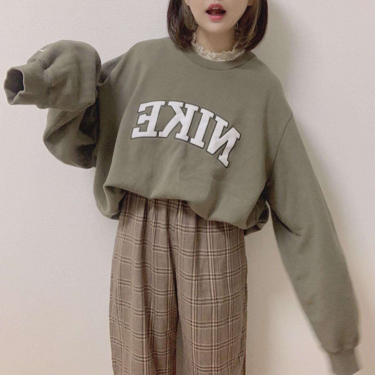 チェックパンツ Cham