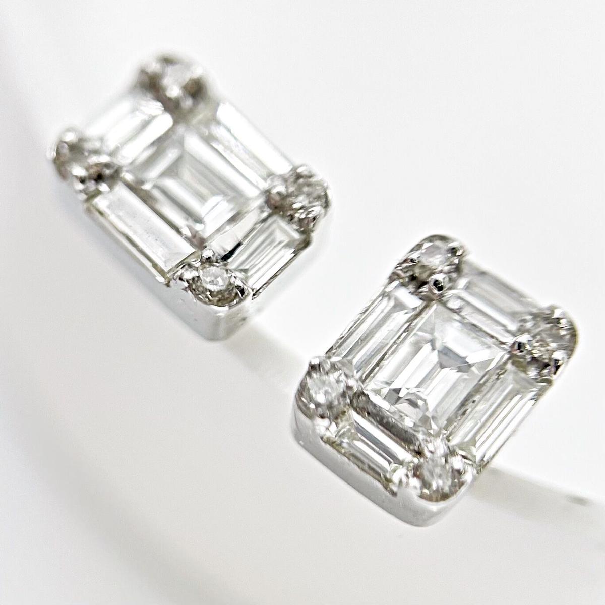 上質天然ダイヤモンド 計0.20ct PT950 ヨーロピアンピアス | sanlemojew...