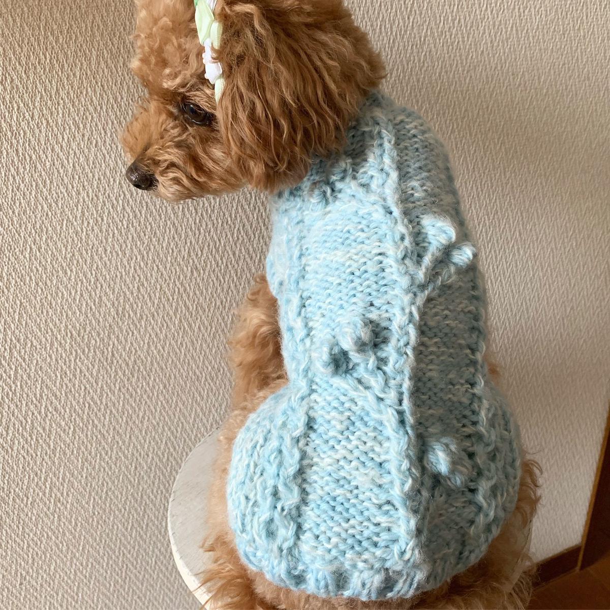 編み図 アラン模様のわんこニット 木の実 Sapo Tricot Store 編み図 アラン模様のわんこニット 木の実 Sapo Tricot Store