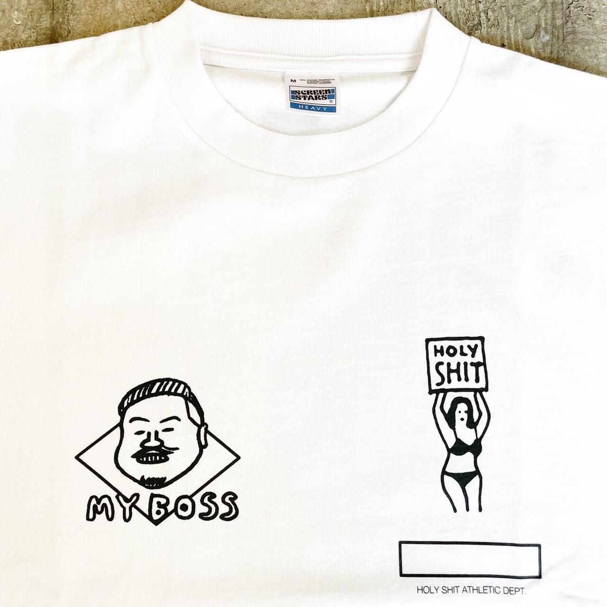 グレートムタTシャツ HOLY SHIT 武藤敬司 中邑真輔 プロレス
