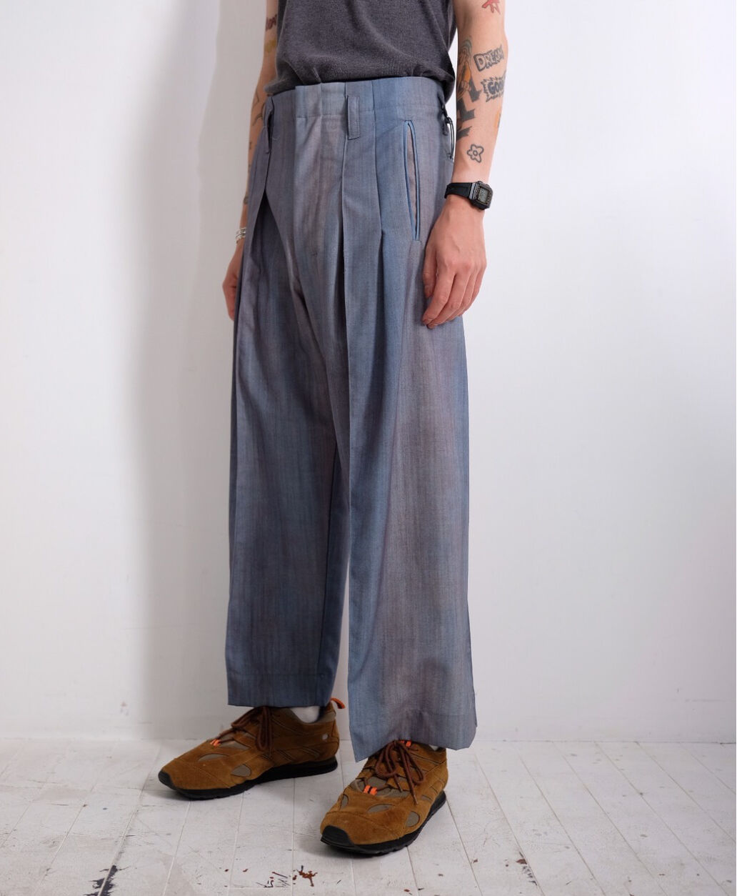 SHINYAKOZUKA】SEAMLESS BROWNY BLUE