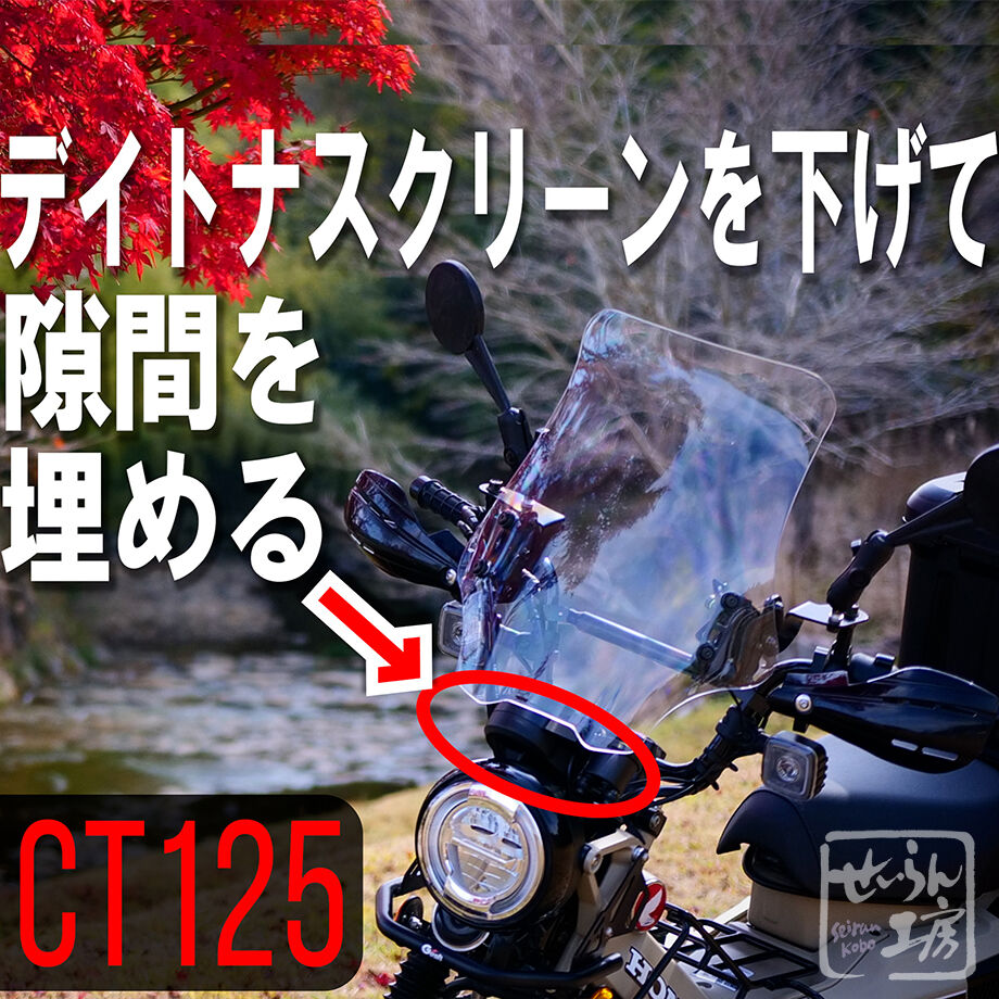 デイトナ ウインドシールドRS ハンターカブ CT125用 ウインド