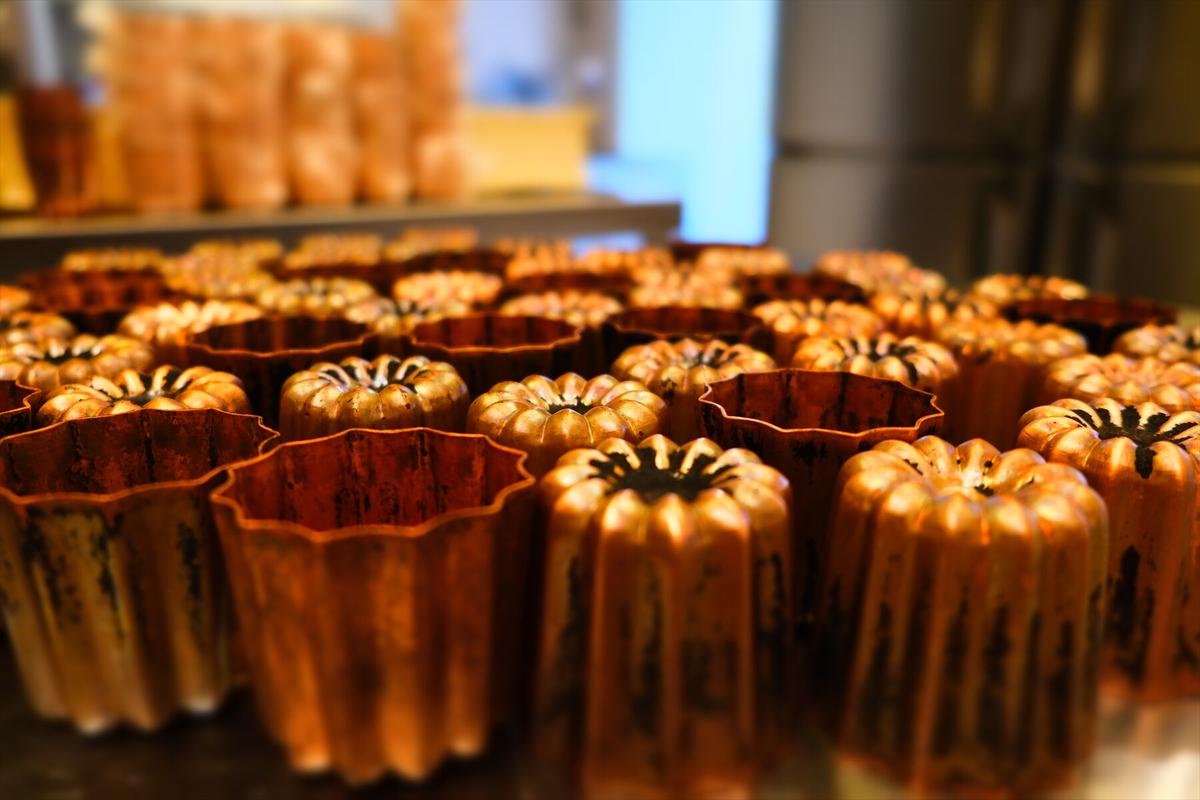 カヌレ銅型 中古（日本メーカー・錫引きなし）10個セット | Canelé