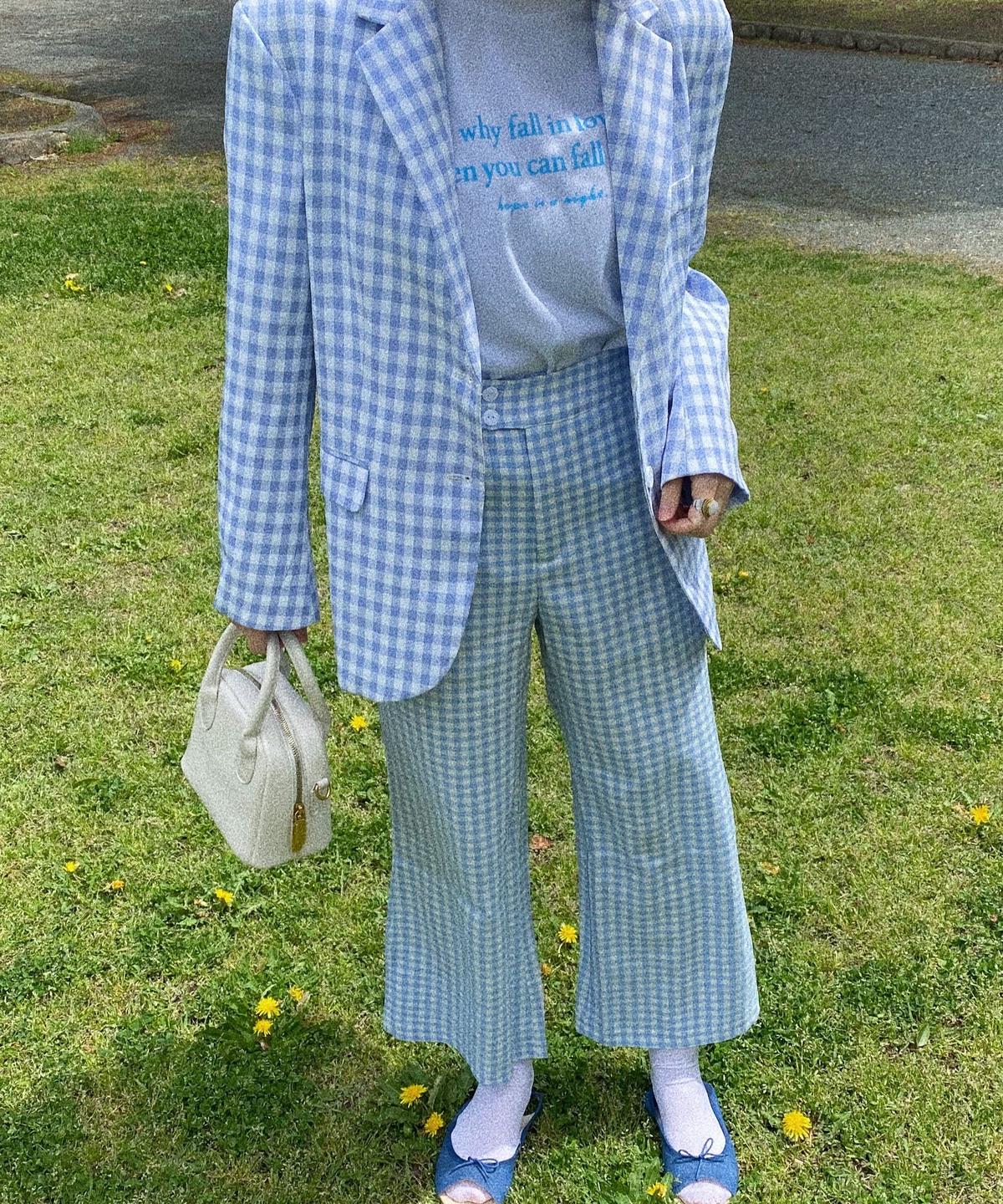 My ギンガムチェックパンツ Sollon