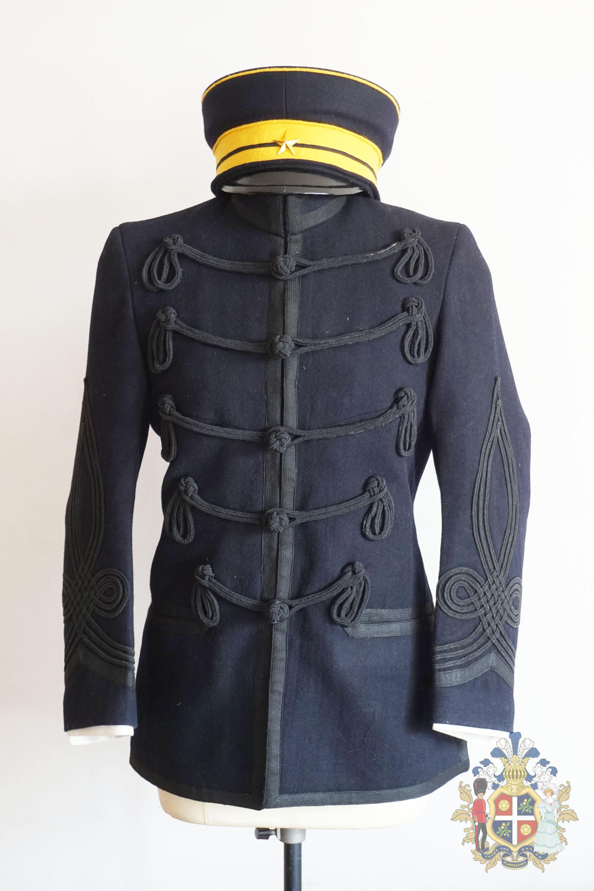 旧日本陸軍 明治 軍衣 肋骨服 中尉（614検：軍服上衣屯田兵