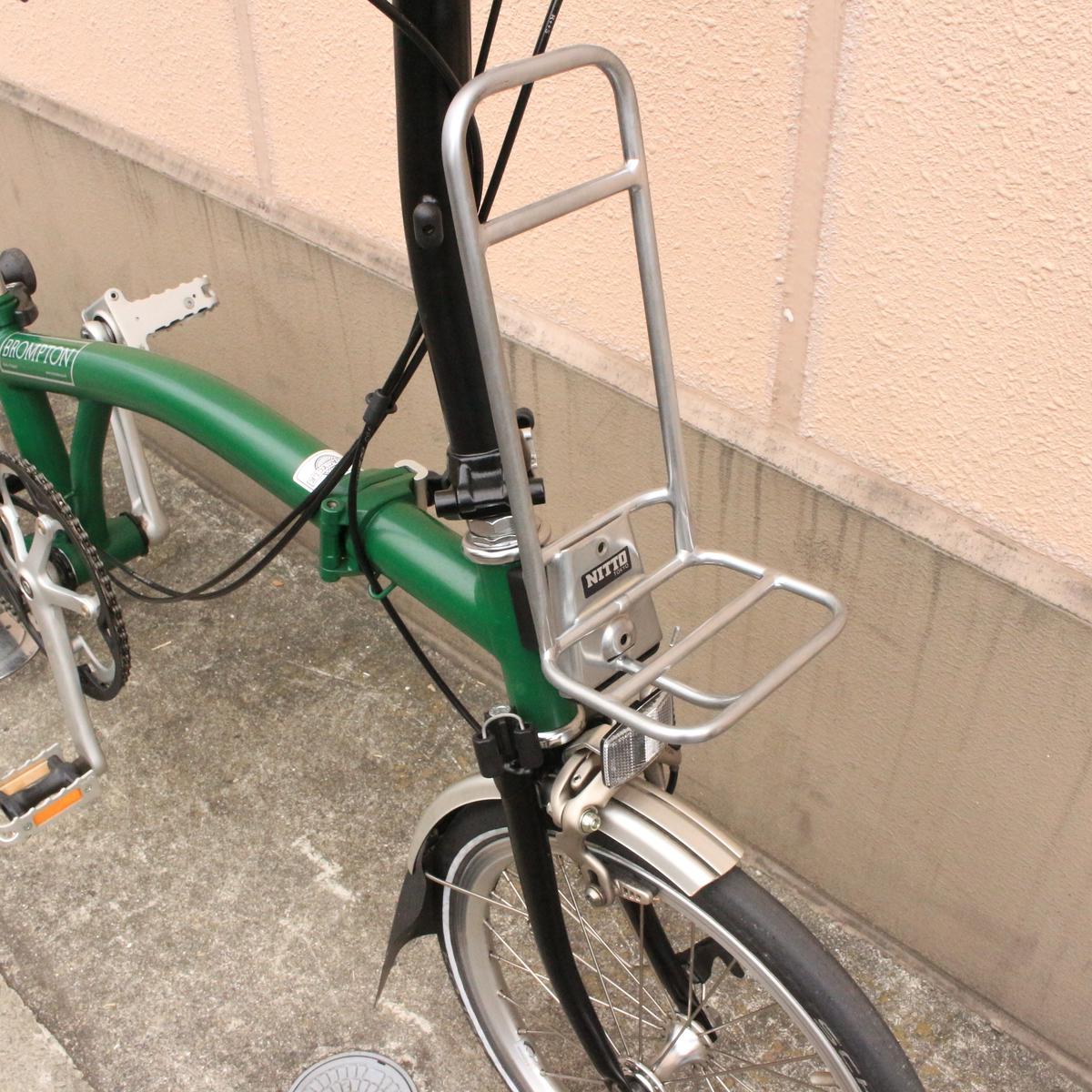 大人気の NITTO フロントキャリア for BROMPTON アクセサリー