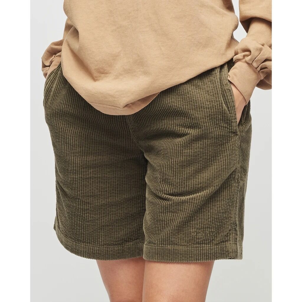 Only NY / Wide Wale Corduroy Chill Shorts ( Olive )