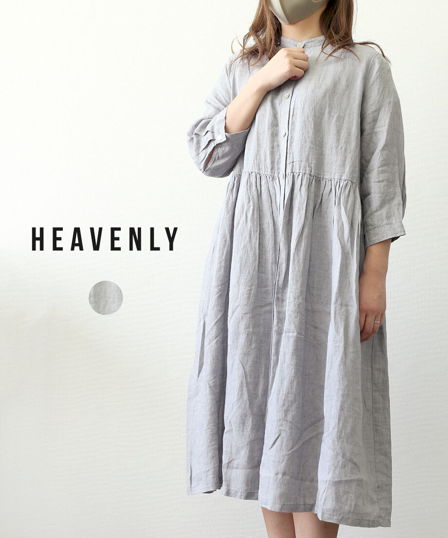 Heavenly リネンシャンブレーシャツワンピース Mon Favori モンファヴォリ