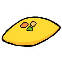 ミニオムレツ 手書きイラスト デジタル教材ストア