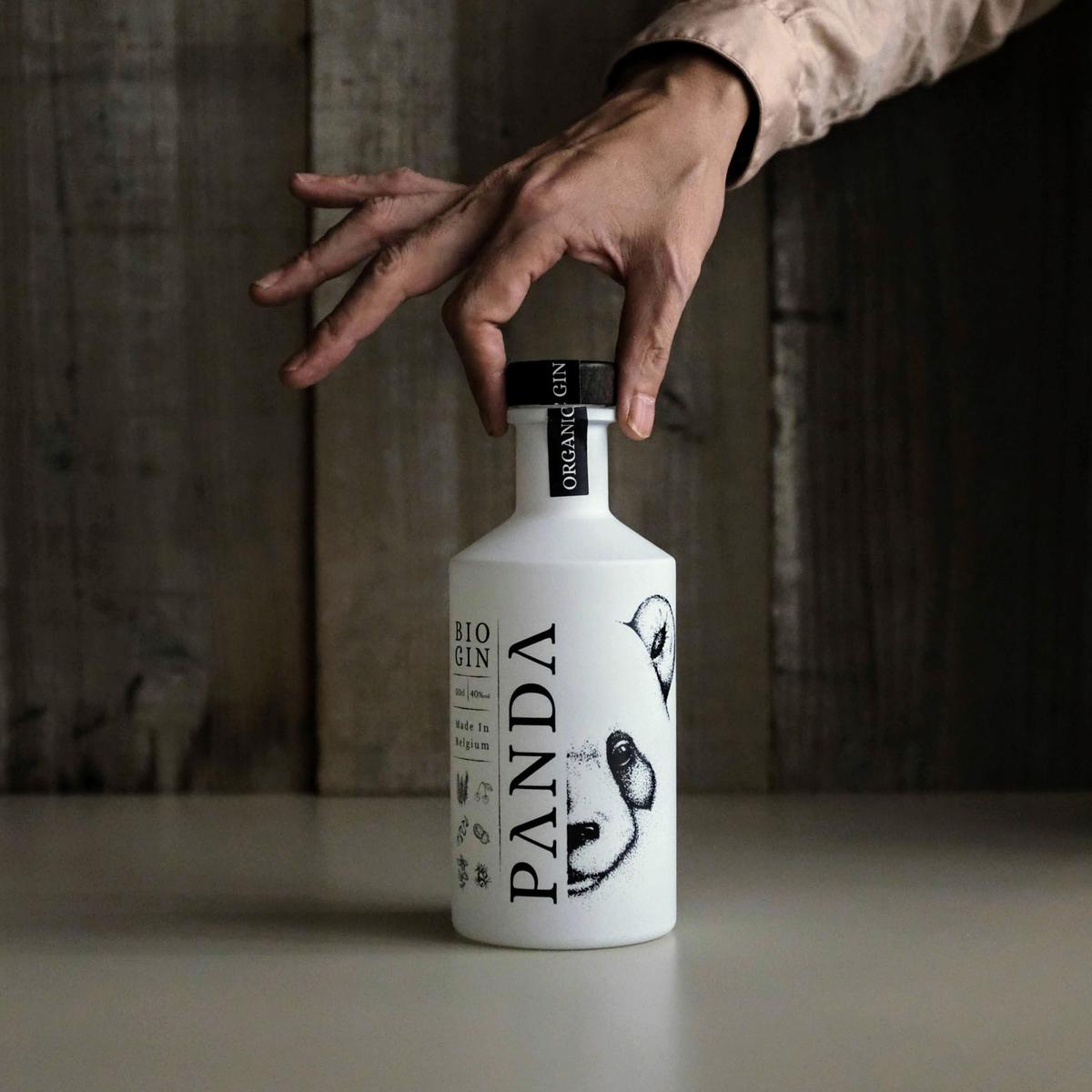 パンダ オーガニック 40度 50ml Bio 正規輸入品 ミニチュア ベルギー産オーガニック100 のクラフトジン Euオーガニック認証マーク ジン