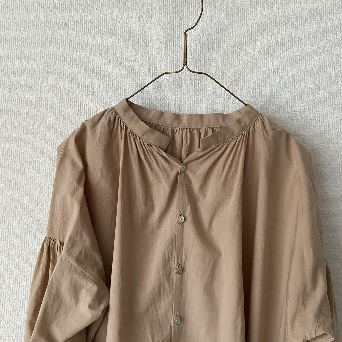 無地・新色登場! humoresque麻ギャザーブラウス wholesomenutcompany.com