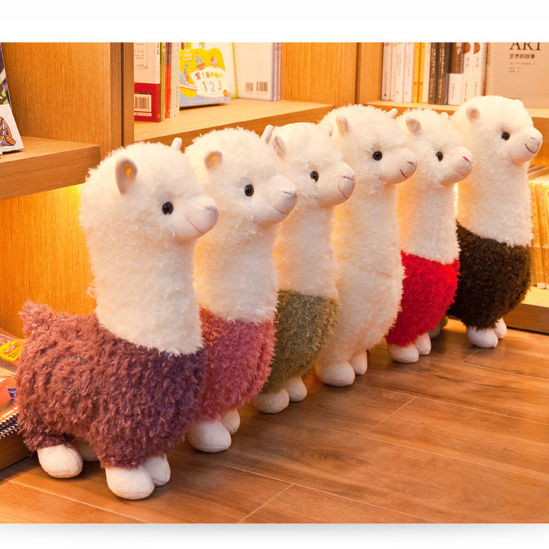 ６色のゆるふわアルパカぬいぐるみ しろくまぐるみ