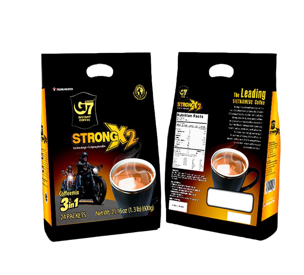 G7 Strong X2 3 in 1 instant coffee(Bag 24 stick...