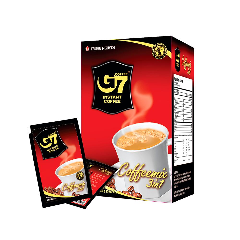 G7 3in1 instant coffee(Box 10 sachets) カフェ・オ・レタ...