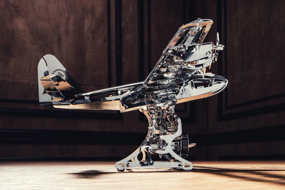Diy 3dメタルモデルパズル ゼンマイ仕掛け可動式プロペラプレーン Time For Mac Diy 3dメタルモデルパズル ゼンマイ仕掛け可動式プロペラプレーン Time For Mac