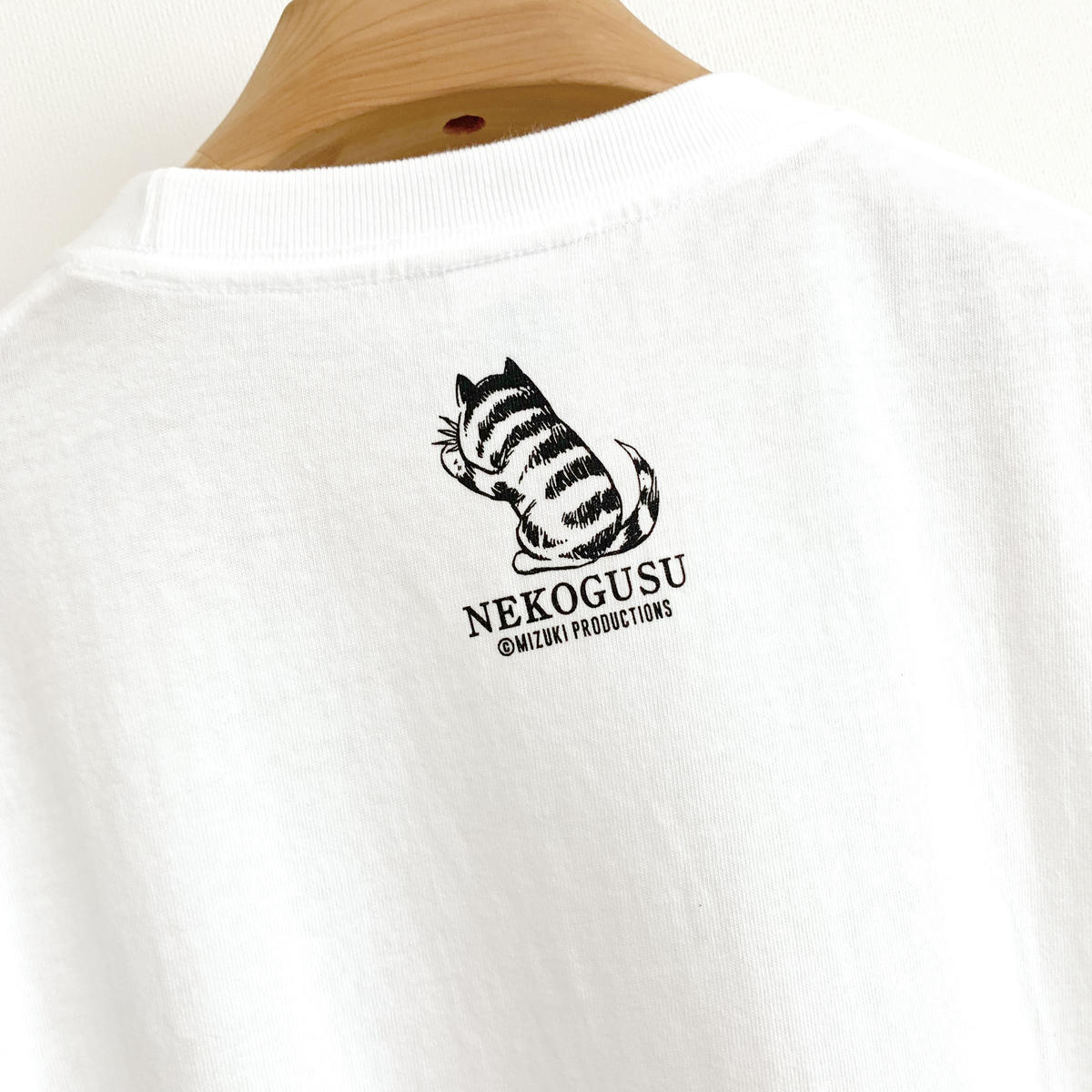 予約販売2021年11月下旬 12月上旬発送予定 猫楠 T Shirts Color ホワ