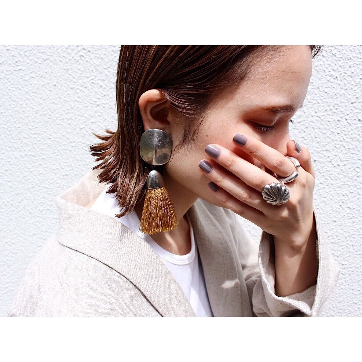 Soierie タッセルピアス deliciassobencomenda.com.br