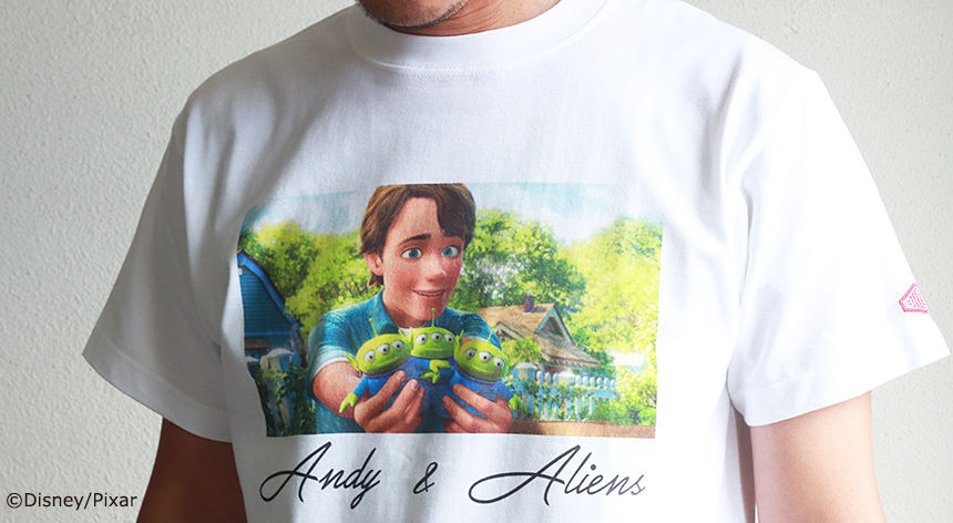 Billvan トイ ストーリー コレクションｔシャツ 030 アンディ エイリアン ビルバ