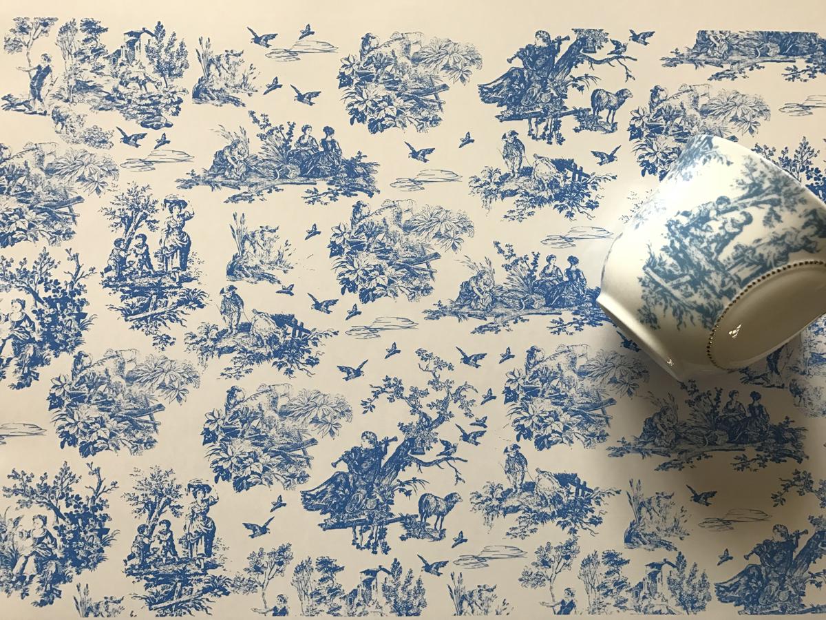 生地３m  トワル・ド・ジュイ　③アメリカの独立 生地3m トワル・ド・ジュイ ①ラ・マニュファクチュール I