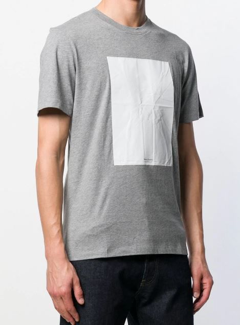 Maison Margiela メゾンマルジェラ 通販 Box Printed T-Shirts GRY グレイ ステッチディティールTシャツ Maison Margiela メゾンマルジェラ 通販 Box Printed T-Shirts GRY グレイ ステッチディティールTシャツ