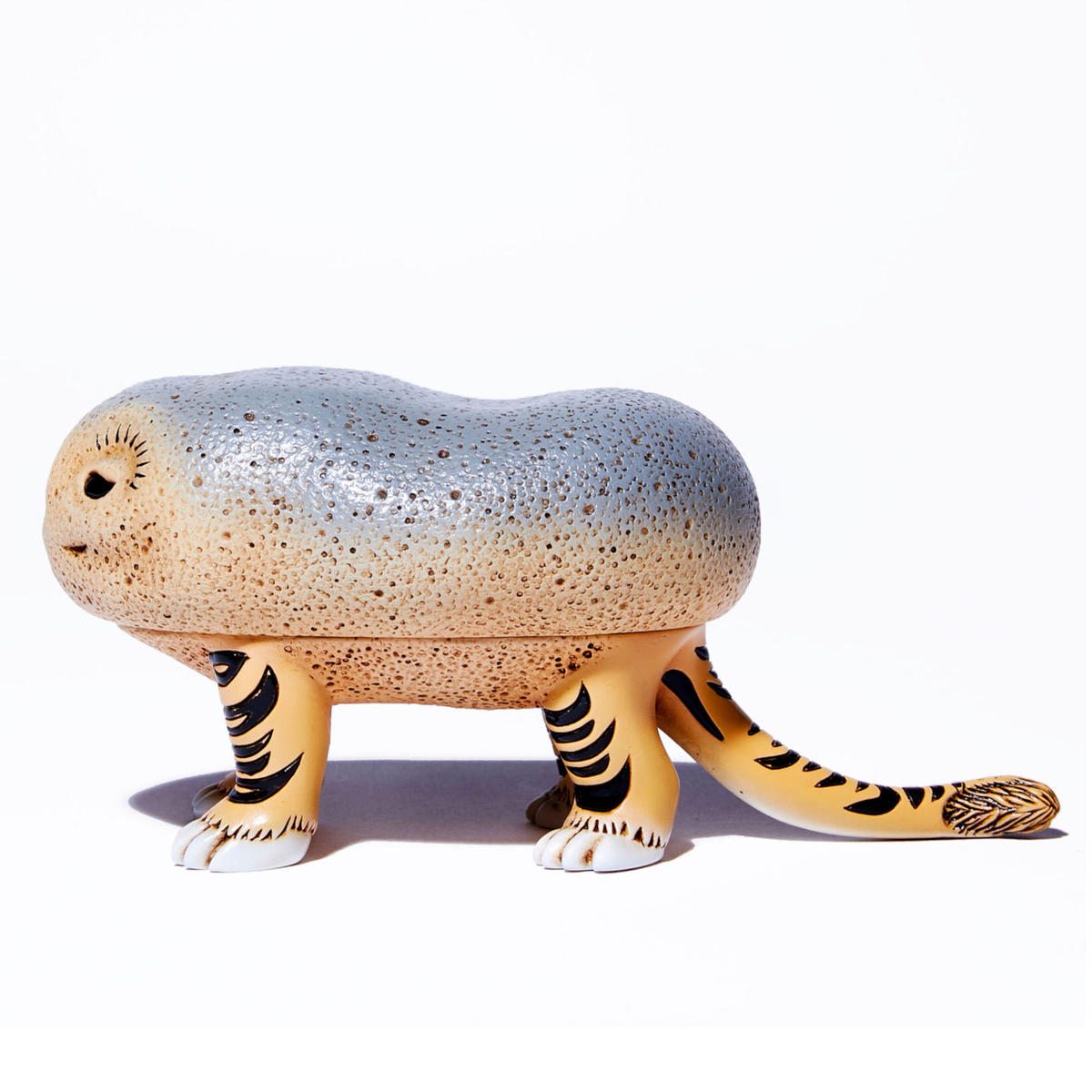 虎小石　フィギュア　変ないきもの　ソフビ　キモカワ ソフビフィギュア 虎小石 変ないきもの マスコット